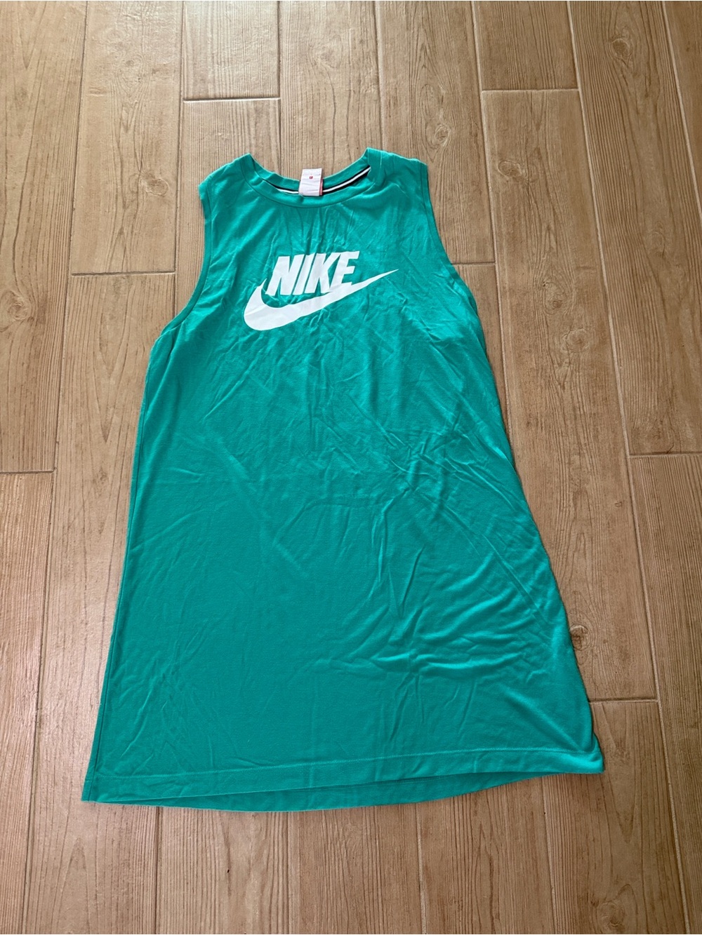 Nike Teal Green Sleeveless Tank Dress